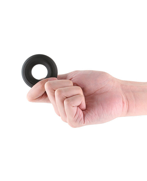 Renegade Fireman Cock Ring - Medium Black Ns Novelties INC