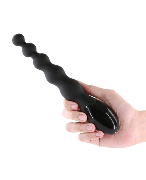 Renegade Virtua Digital Beaded Anal Vibrator - Black Ns Novelties INC