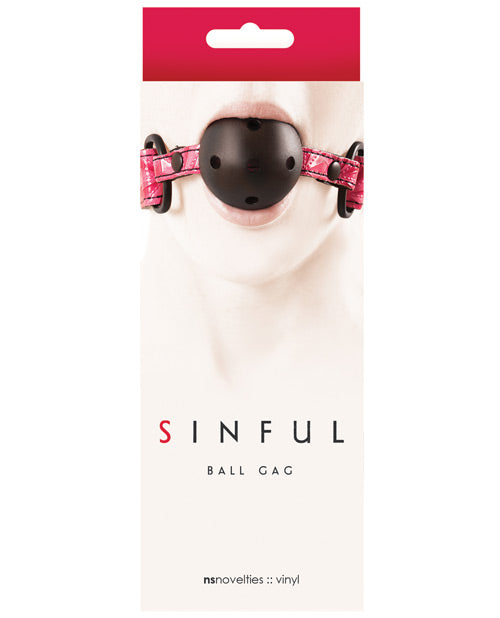 Sinful Ball Gag - Pink Ns Novelties INC