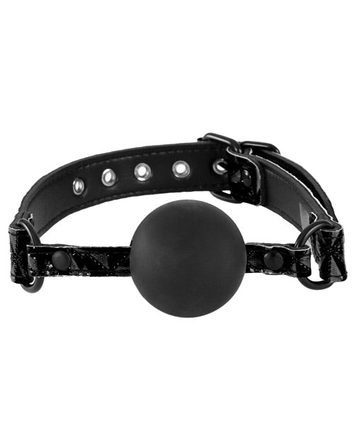 Sinful Soft Silicone Gag - Black Ns Novelties INC