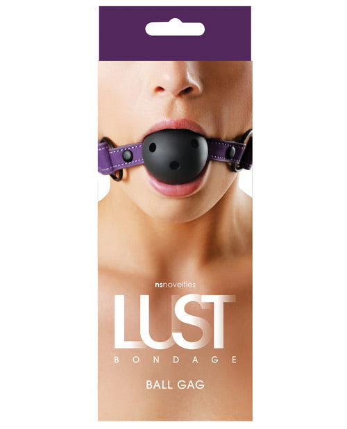 Lust Bondage Ball Gag - Purple Ns Novelties INC