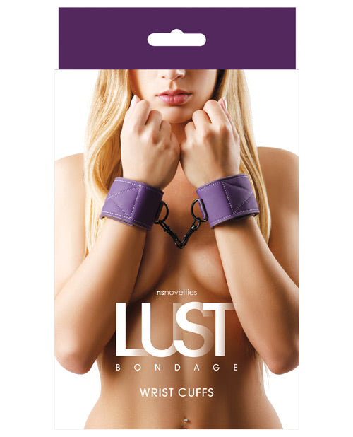 Lust Bondage Wrist Cuffs - Purple Ns Novelties INC