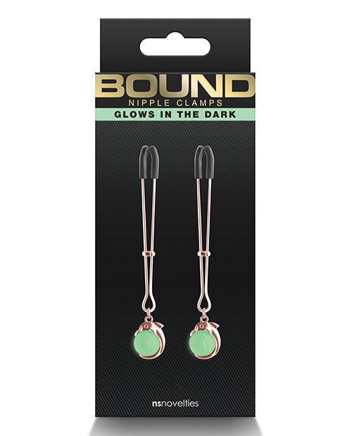 Bound G1 Nipple Clamps - Rose Gold Ns Novelties INC