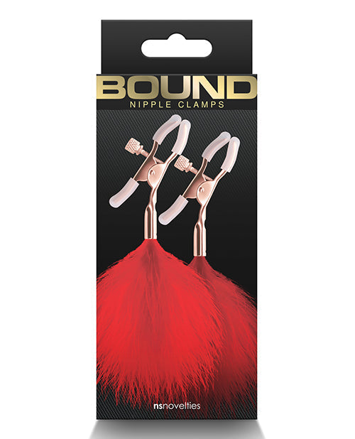 Bound F1 Nipple Clamps - Red Ns Novelties INC