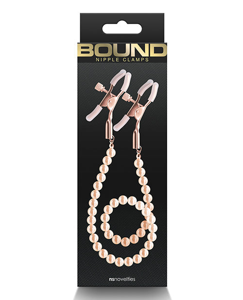 Bound DC1 Nipple Clamps - Rose Gold Ns Novelties INC