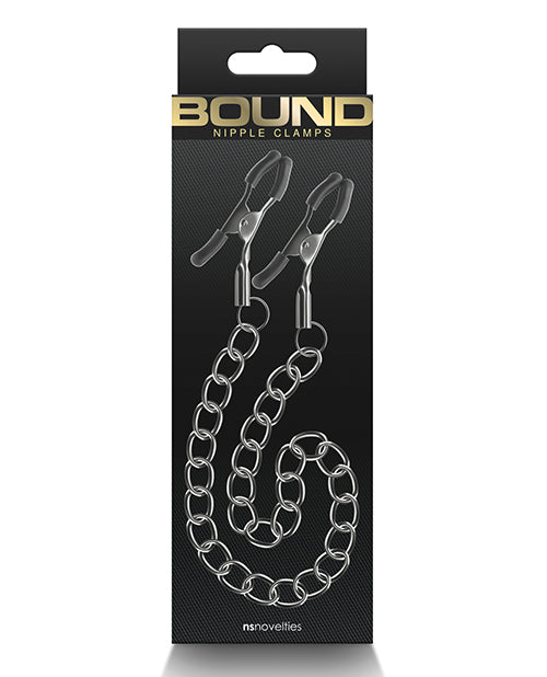 Bound DC2 Nipple Clamps - Gunmetal Ns Novelties INC