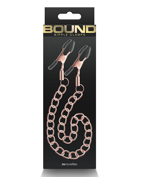 Bound DC2 Nipple Clamps - Rose Gold Ns Novelties INC