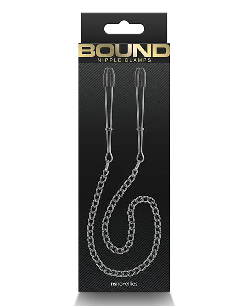 Bound DC3 Nipple Clamps - Gunmetal Ns Novelties INC