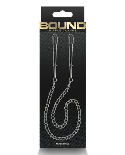 Bound DC3 Nipple Clamps - Gunmetal Ns Novelties INC