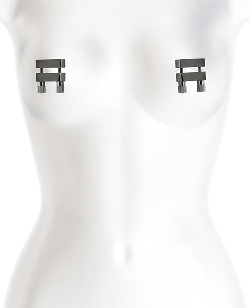 Bound V1 Nipple Clamps - Gunmetal Ns Novelties INC