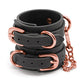 Bondage Couture Wrist Cuffs - Black Ns Novelties INC
