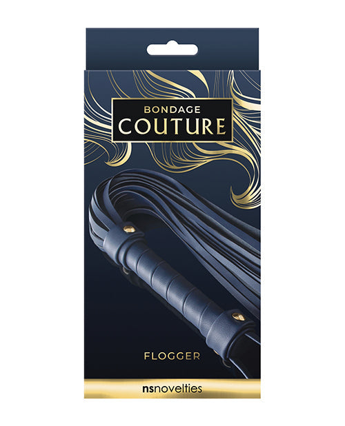 Bondage Couture Flogger - Blue Ns Novelties INC