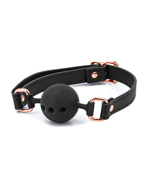 Bondage Couture Ball Gag - Black Ns Novelties INC