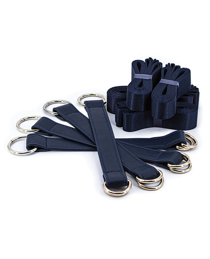 Bondage Couture Tie Down Straps - Blue Ns Novelties INC