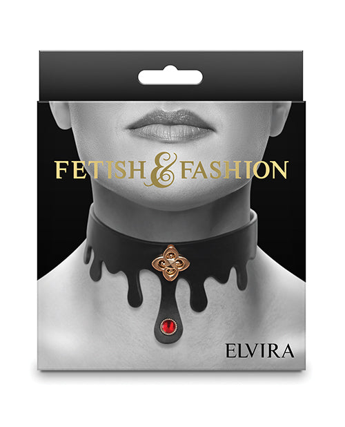 Fetish & Fashion Elvira Collar - Black Ns Novelties INC