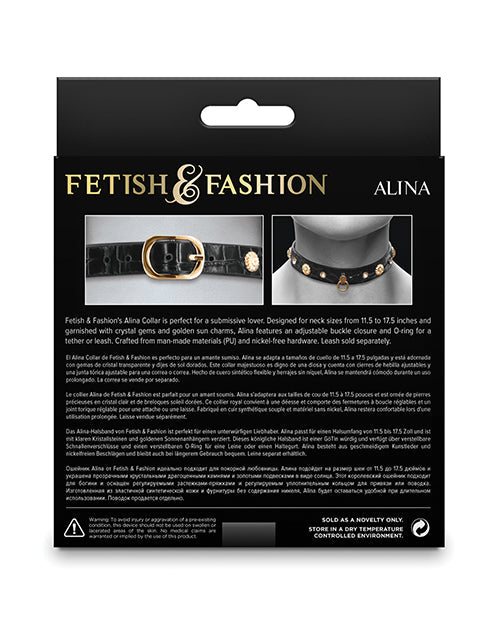 Fetish & Fashion Alina Collar - Black Ns Novelties INC