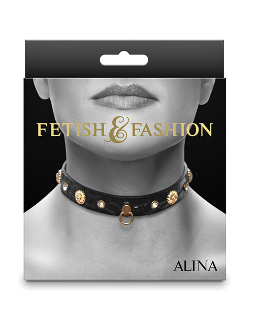 Fetish & Fashion Alina Collar - Black Ns Novelties INC