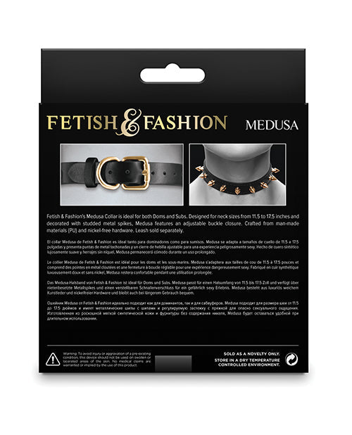 Fetish & Fashion Medusa Collar - Black Ns Novelties INC
