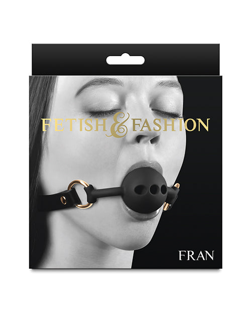 Fetish & Fashion Fran Ball Gag - Black Ns Novelties INC