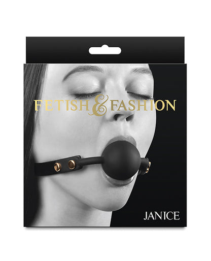 Fetish & Fashion Janice Ball Gag - Black Ns Novelties INC