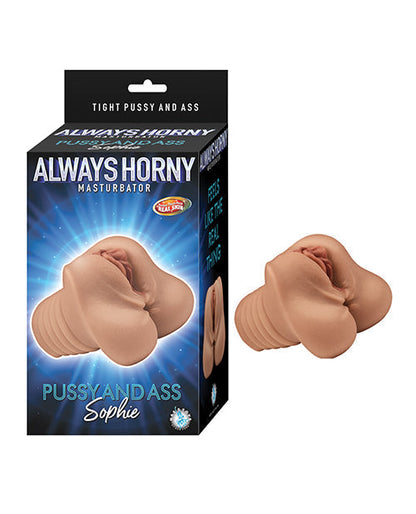 Always Horny Pussy & Ass Masturbator - Sophie - Brown Nasstoys