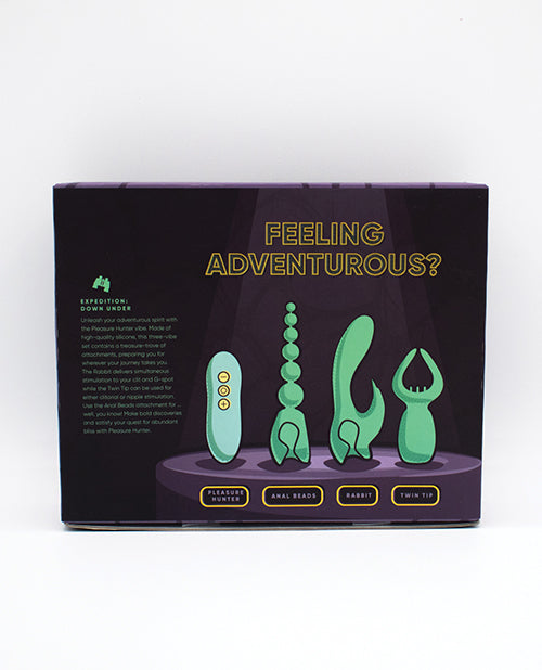 Natalie's Toy Box 3-Pack | Pleasure Hunter Rabbit Vibrator | Mint Anal Vibrator | Bullet Vibrator Like A Kitten