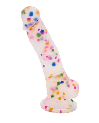 Natalie's Toy Box Realistic Dildo | Cock-A-Palooza Confetti Silicone Suction Cup Dildo Like A Kitten