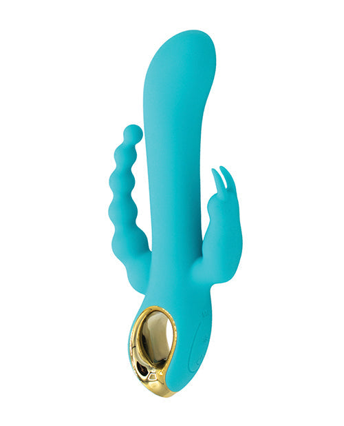 Natalie's Toy Box G-Spot Vibrator | Vibrating Anal Beads | Aqua Rabbit Vibrator 3-in-1 Like A Kitten