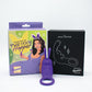 Natalie's Toy Box The Cock Hopper Cock Ring & Bullet Vibrator - Purple Like A Kitten
