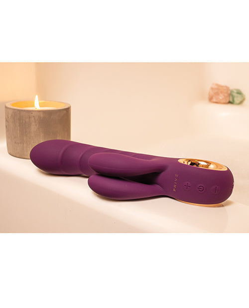 PRIVE G Spot Vibrator | Super Rabbit Vibrator | 10-Function Purple Clit Vibrator | Best Vibrator for Women Novum Brands