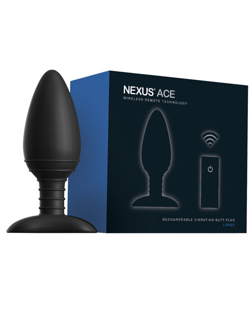Nexus Ace Remote Control Butt Plug Large - Black Libertybelle Marketing