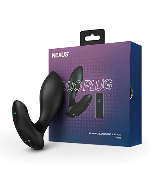 Nexus Duo Vibrating Butt Plug - Black Libertybelle Marketing