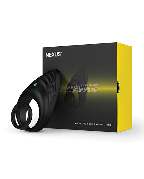 Nexus Enhance Cock & Ball Ring - Black Libertybelle Marketing