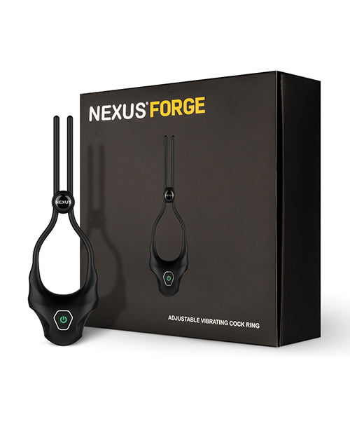 Nexus Forge Single Lasso Vibrating Cock Ring - Black Libertybelle Marketing