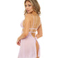 Vera Soft Cup Eyelash Lace & Mesh Flyaway Babydoll w/G-String Lavendula L/XL Oh La La Cheri
