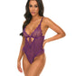Katana Mesh & Lace Teddy - Purple L/XL Oh La La Cheri