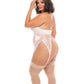 Noah Soft Cup Merrywidow w/Garter Straps & G-String Peach Whip 3X/4X Oh La La Cheri