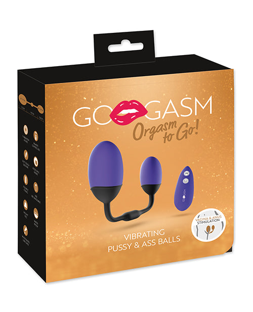 GoGasm Vibrating Pussy & Ass Balls - Purple Orion Versand Gmbh & Co