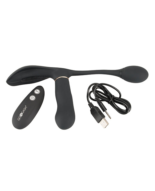 GoGasm Pussy & Ass Vibrator - Black Orion Versand Gmbh & Co