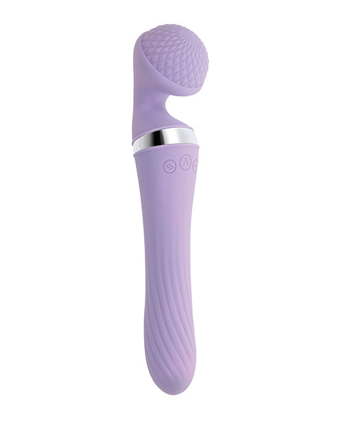 Playboy Pleasure Vibrato Wand Vibrator - Lilac Evolved Novelties INC