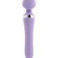 Playboy Pleasure Vibrato Wand Vibrator - Lilac Evolved Novelties INC