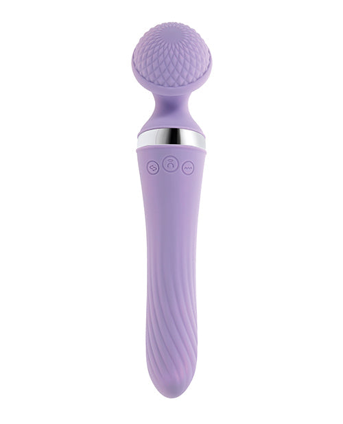 Playboy Pleasure Vibrato Wand Vibrator - Lilac Evolved Novelties INC