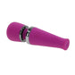 Playboy Pleasure Mic Drop Petite Wand Vibrator - Fuschia Evolved Novelties INC