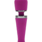 Playboy Pleasure Mic Drop Petite Wand Vibrator - Fuschia Evolved Novelties INC