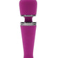 Playboy Pleasure Mic Drop Petite Wand Vibrator - Fuschia Evolved Novelties INC