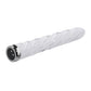 Playboy Pleasure In the Twist Glass Vibrator - White Evolved Novelties INC