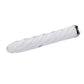 Playboy Pleasure In the Twist Glass Vibrator - White Evolved Novelties INC