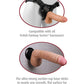 Real Feel Realistic Dildo | Deluxe No 1  6.5" Big Dildo | Waterproof Flesh Vibrating Dildo | Best Vibrator for Women Pipedream Products