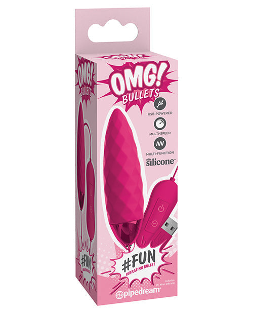 OMG! Bullets (Hash Tag) Fun  - Fuchsia Pipedream Products
