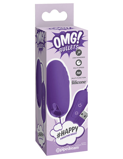 OMG! Bullets (Hash Tag) Happy  - Purple Pipedream Products
